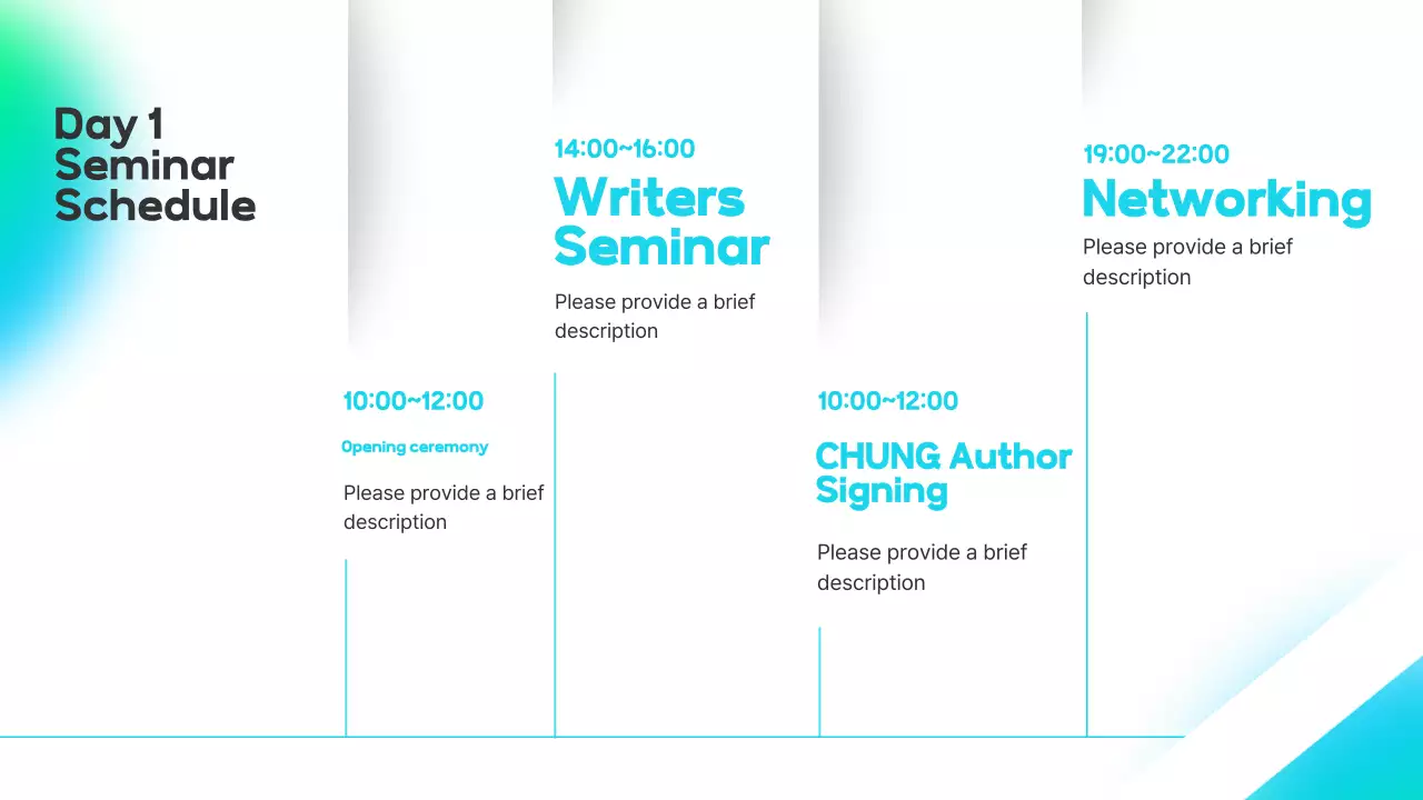 Giới thiệu hội thảo bài giảng công ty hiện đại Sky Blue