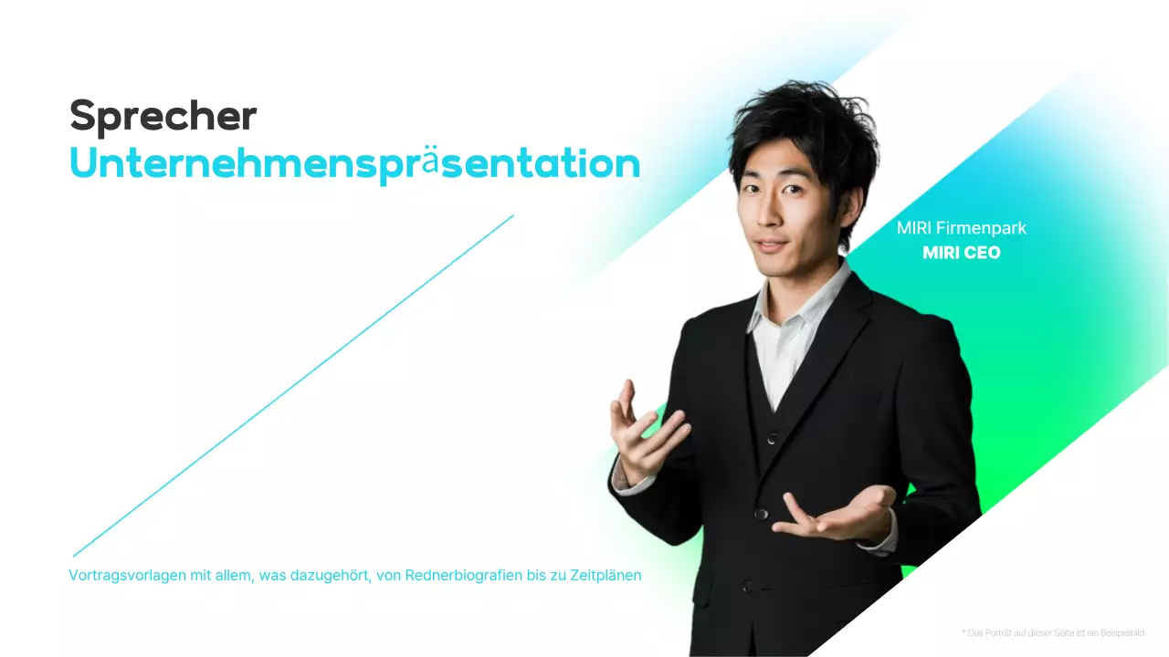 Hellblaue, moderne Seminareinführung für Unternehmen