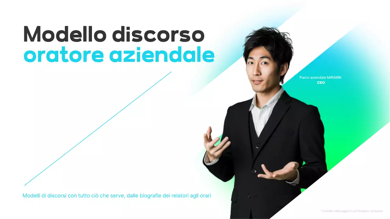 Introduzione a un seminario aziendale moderna e di colore blu chiaro