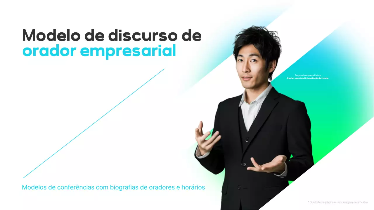Azul claro, introdução moderna a um seminário para empresas