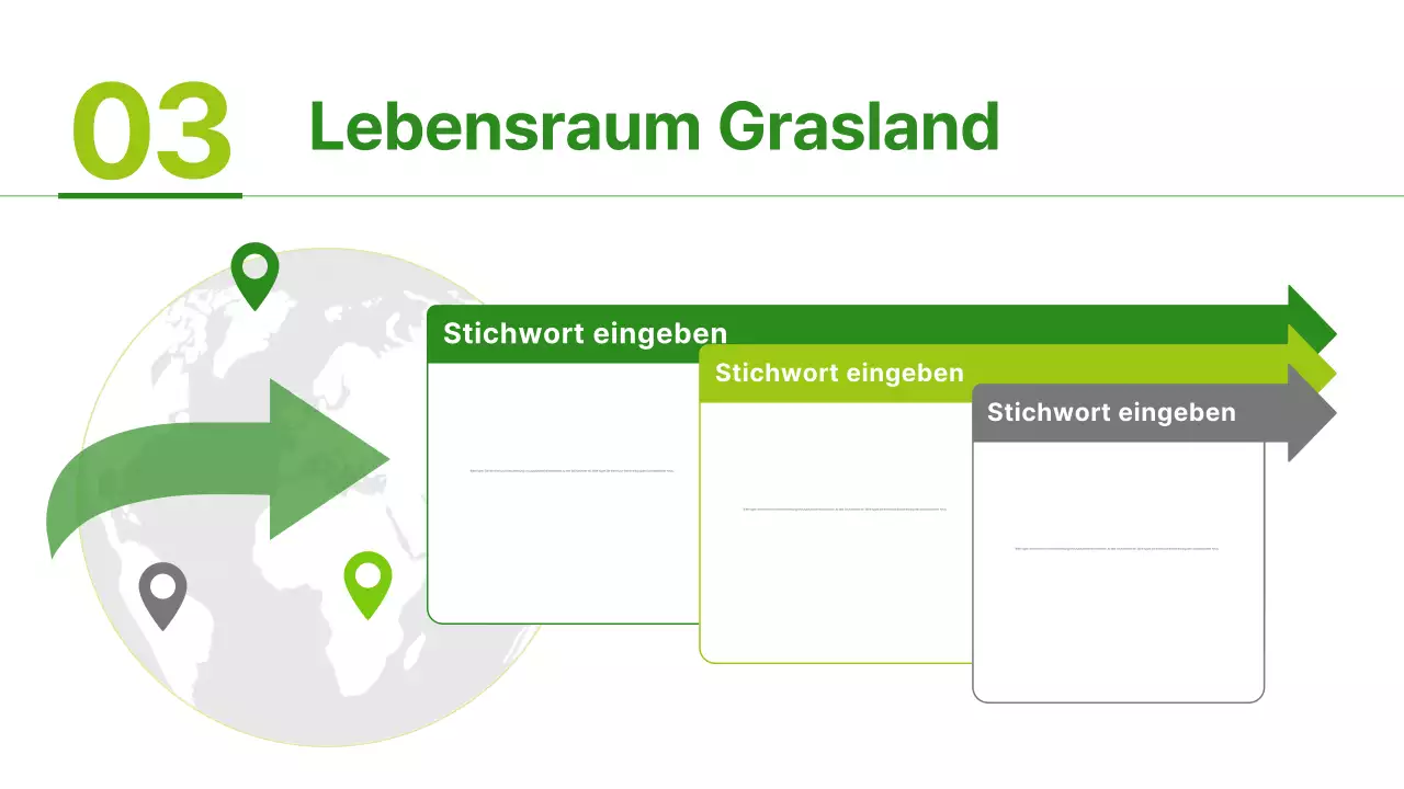 Grüne und hellgrüne Materialien für einfache Tierlebensräume