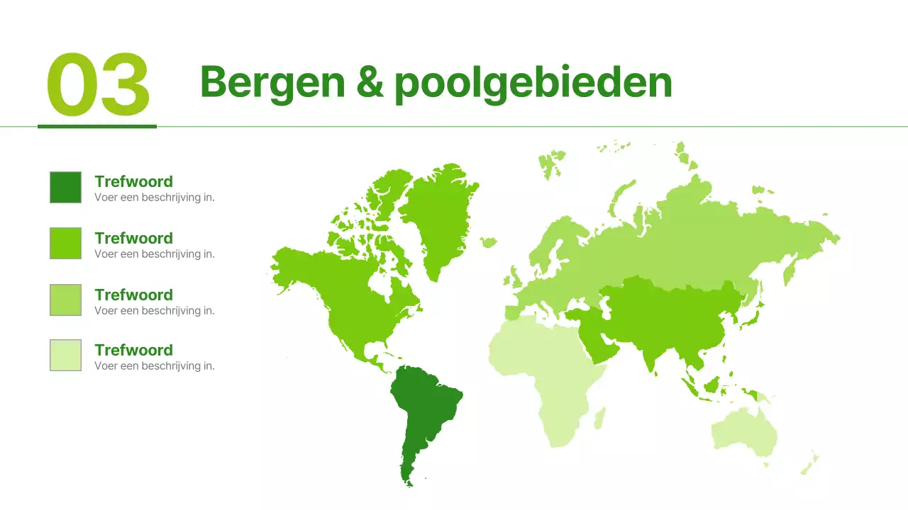 Groene en lichtgroene eenvoudige habitatmaterialen voor dieren