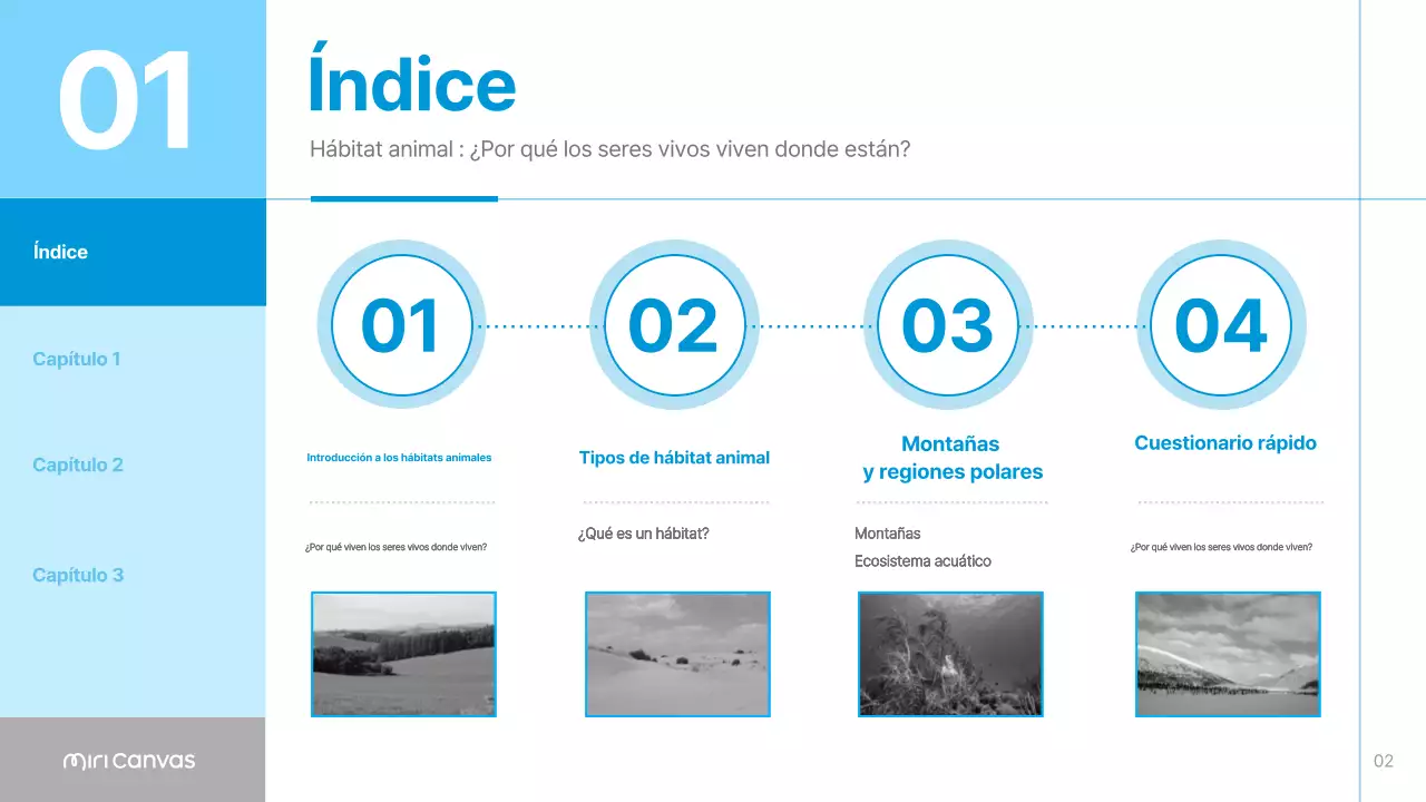 Materiales para hábitats animales sencillos en azul y azul cielo