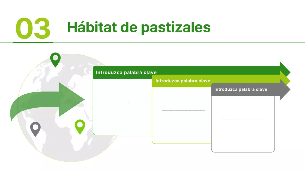 Materiales para hábitats animales sencillos de color verde y verde claro