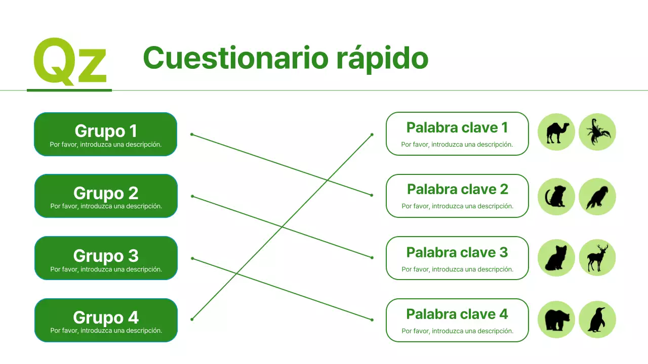 Materiales para hábitats animales sencillos de color verde y verde claro