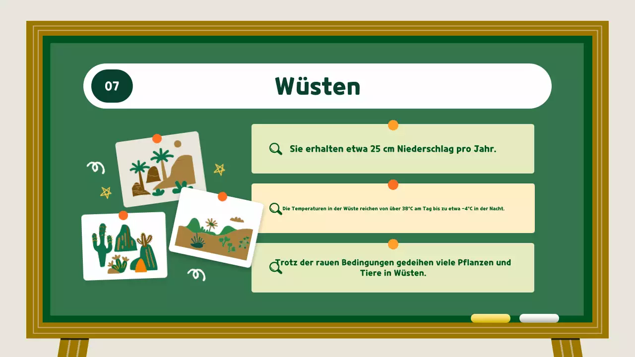 Grüne und gelbe Tierlebensräume Lehrmittel