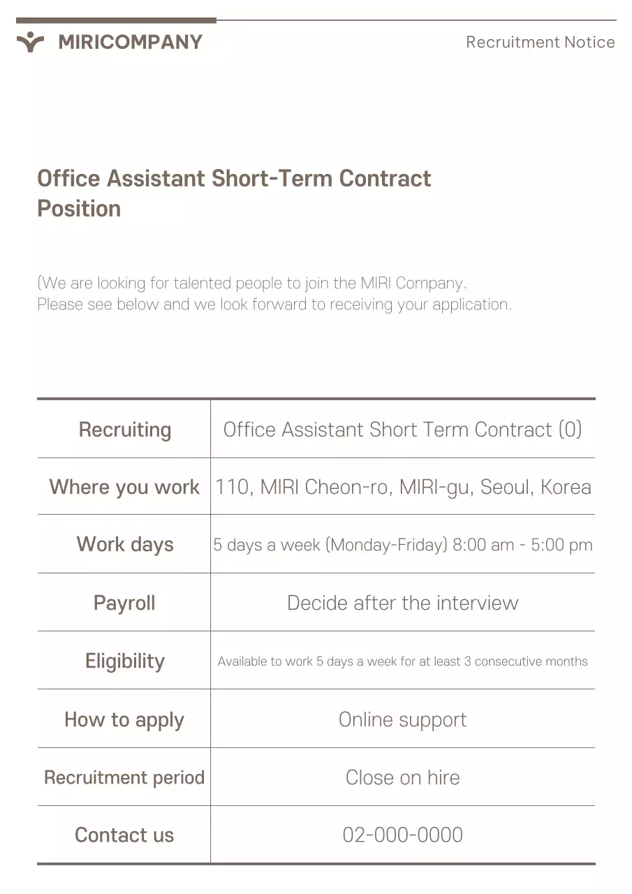 Bộ sưu tập các mẫu công ty đơn giản có màu nâu và màu be.