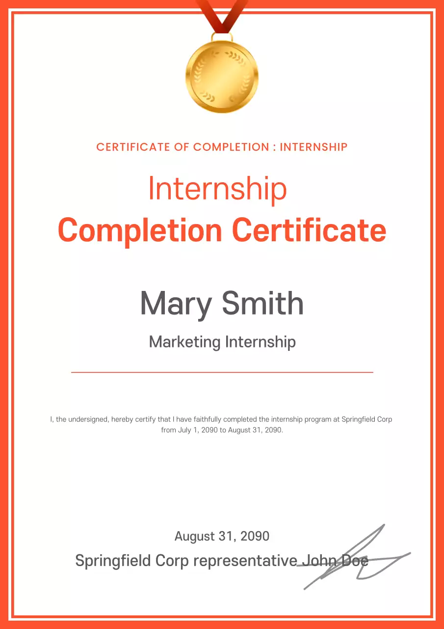 Bộ sưu tập các mẫu công ty tối giản với màu cam và trắng