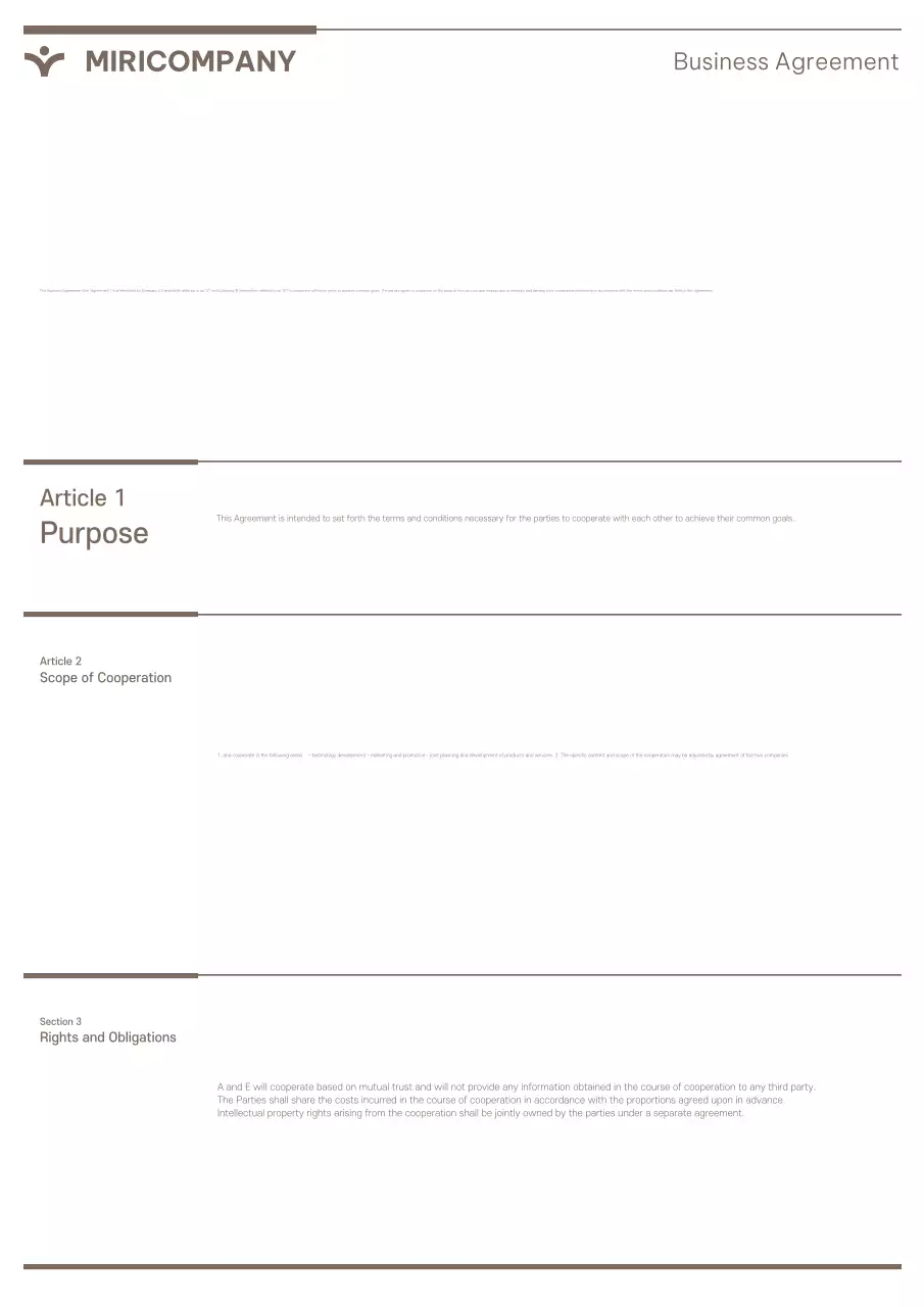 Bộ sưu tập các mẫu công ty đơn giản có màu nâu và màu be.