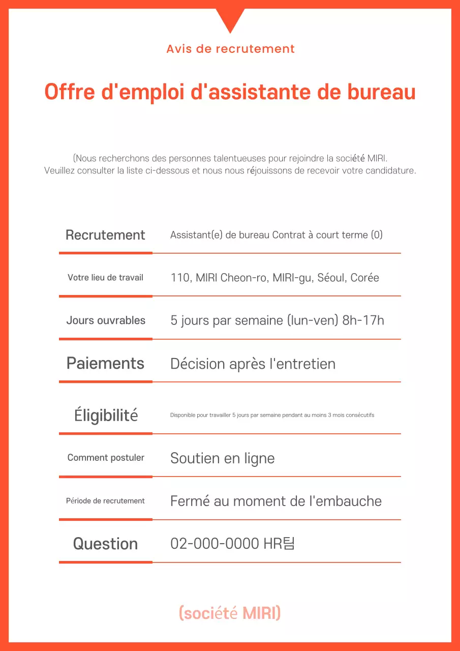 Une suite de modèles d'entreprise minimalistes en orange et blanc