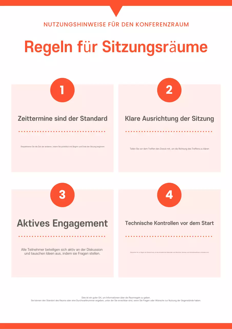 Eine minimalistische Unternehmensvorlagen-Suite in Orange und Weiß
