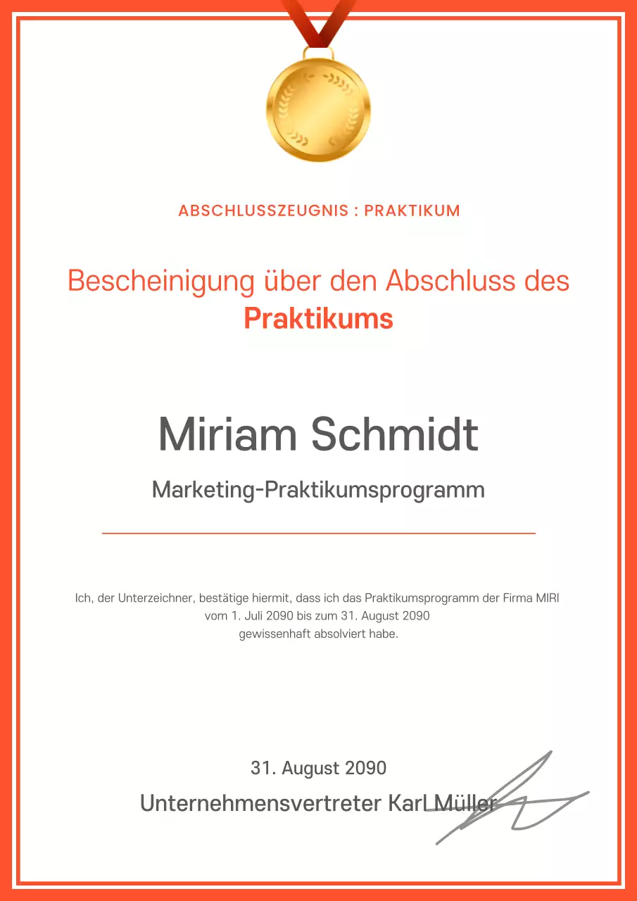 Eine minimalistische Unternehmensvorlagen-Suite in Orange und Weiß