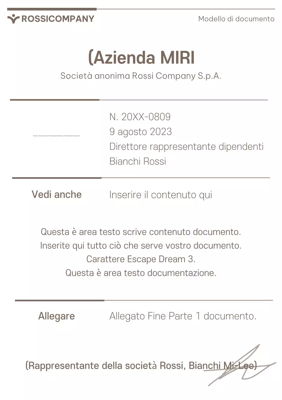 Una semplice suite di modelli aziendali in marrone e beige