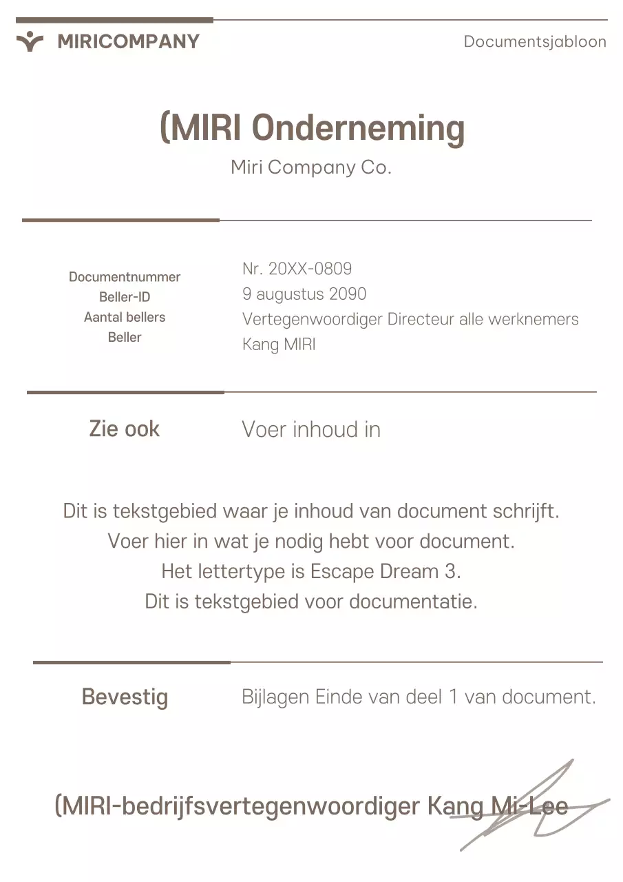 Een suite met eenvoudige bedrijfssjablonen in bruin en beige