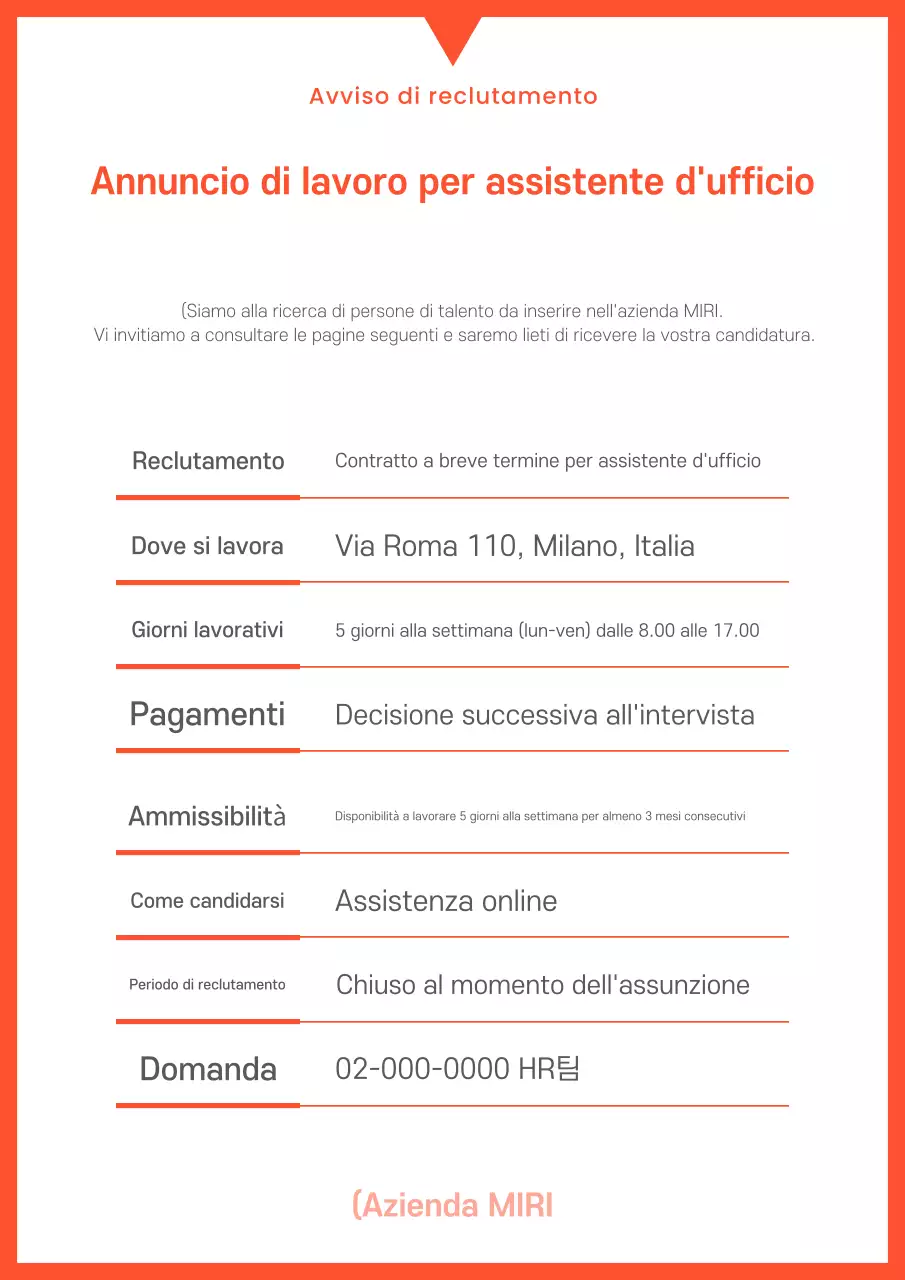 Una suite di template aziendali minimalisti in arancione e bianco