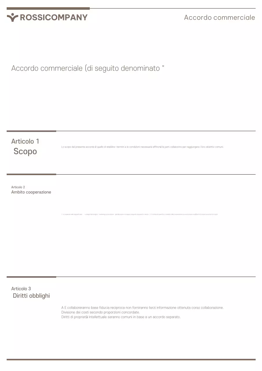 Una semplice suite di modelli aziendali in marrone e beige