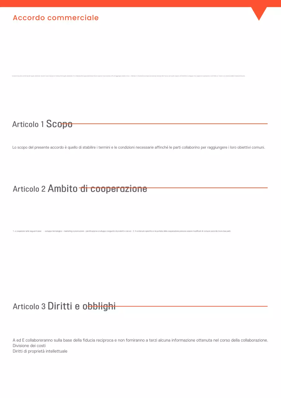 Una suite di template aziendali minimalisti in arancione e bianco