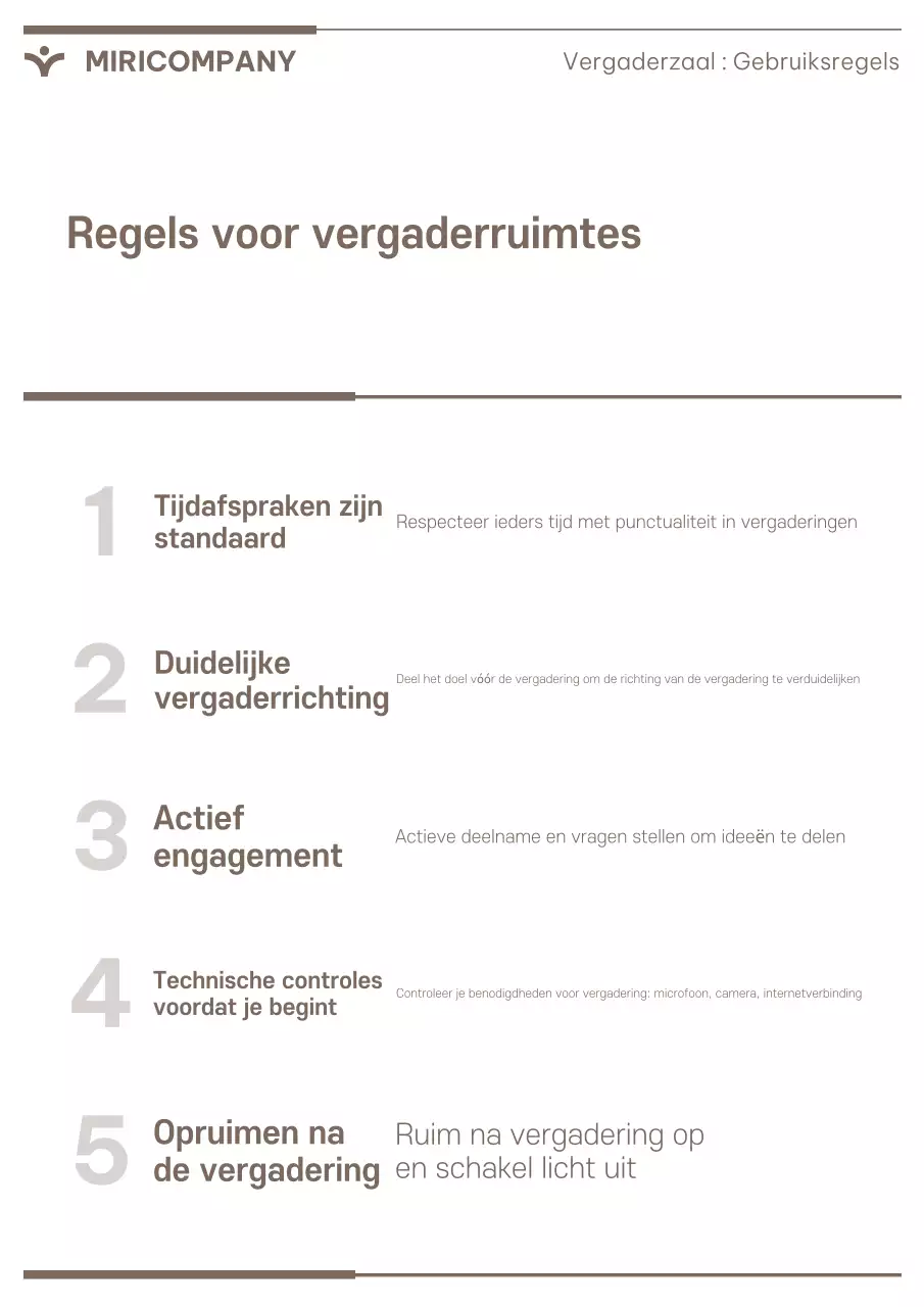 Een suite met eenvoudige bedrijfssjablonen in bruin en beige