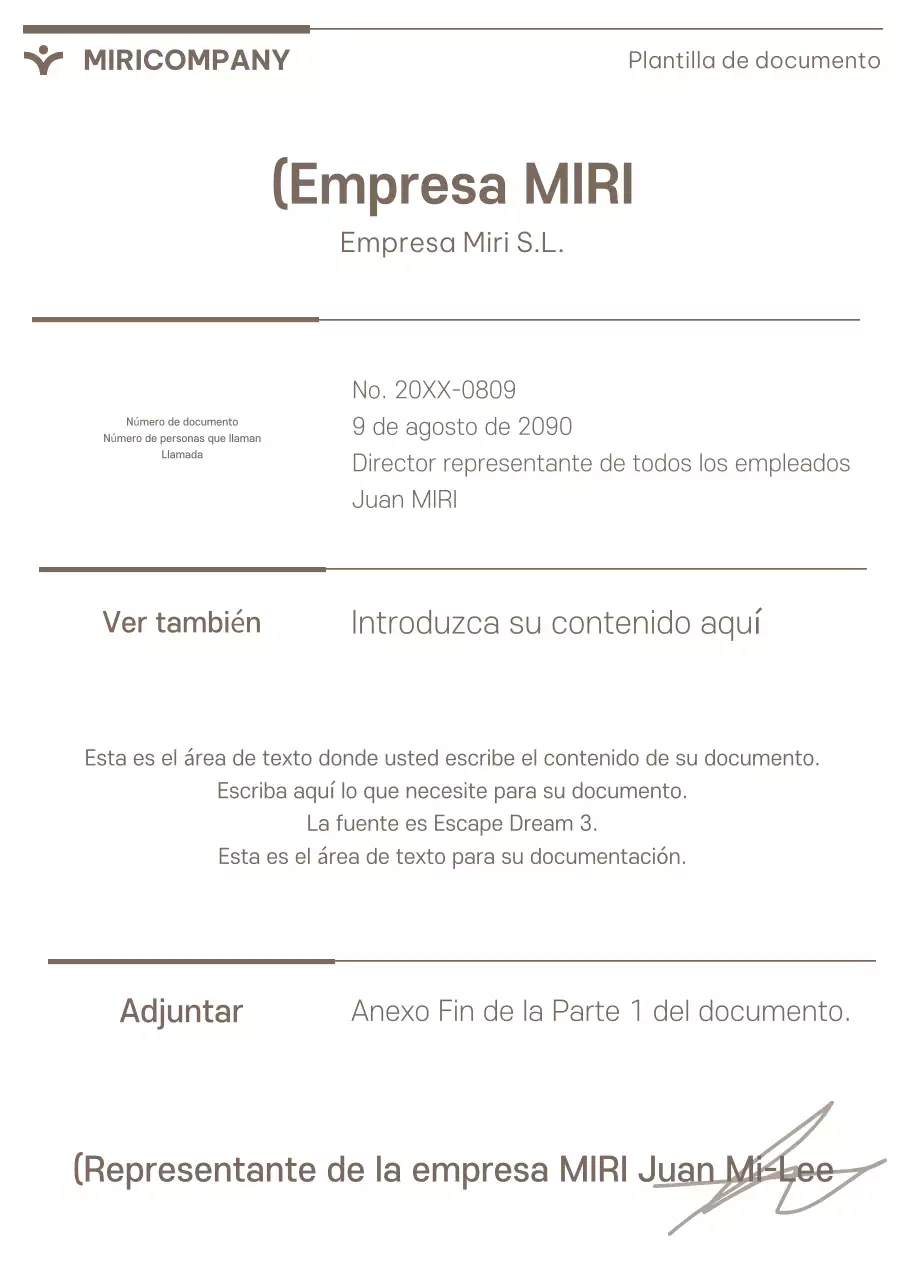 Un sencillo conjunto de plantillas corporativas en marrón y beige