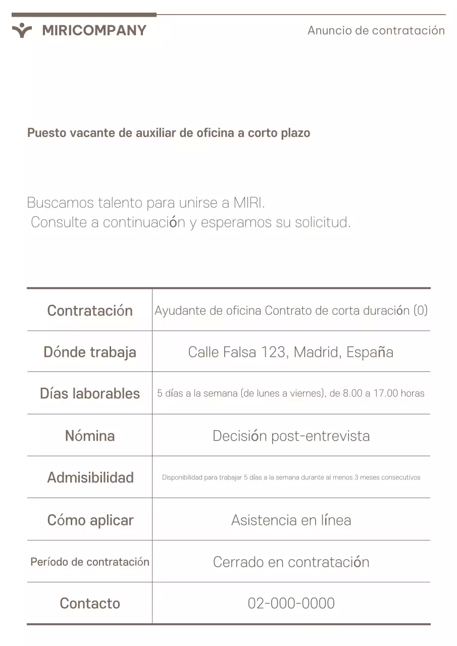 Un sencillo conjunto de plantillas corporativas en marrón y beige