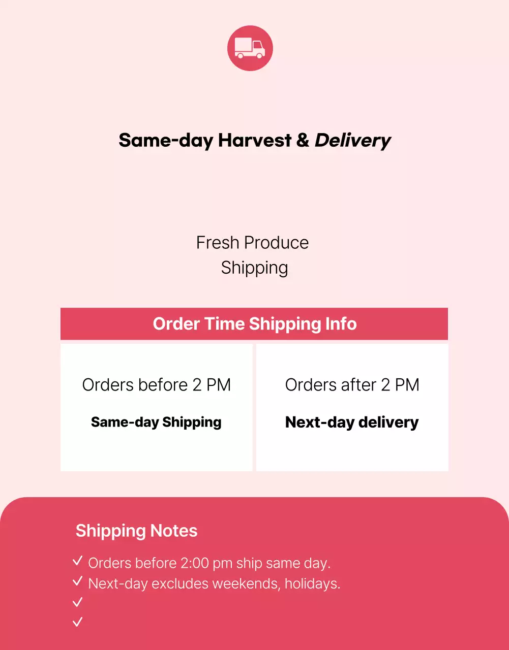 Quảng cáo trái cây theo mùa màu hồng cơ bản