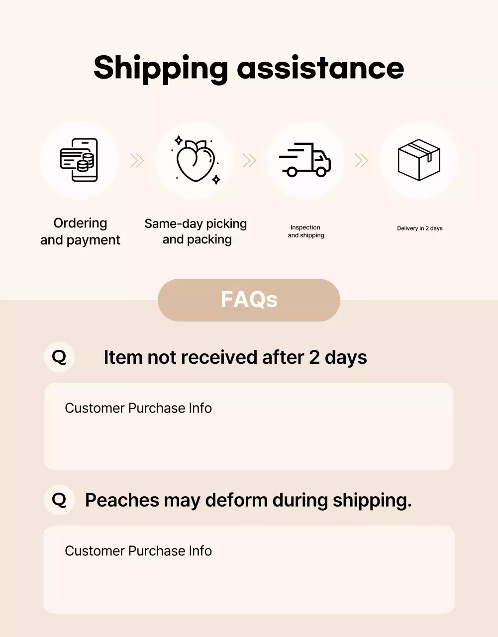 Quảng cáo trái cây theo mùa màu hồng cơ bản