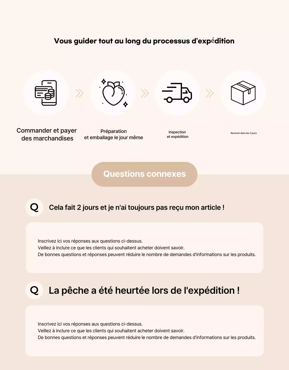 Publicité de base sur les fruits de saison en rose