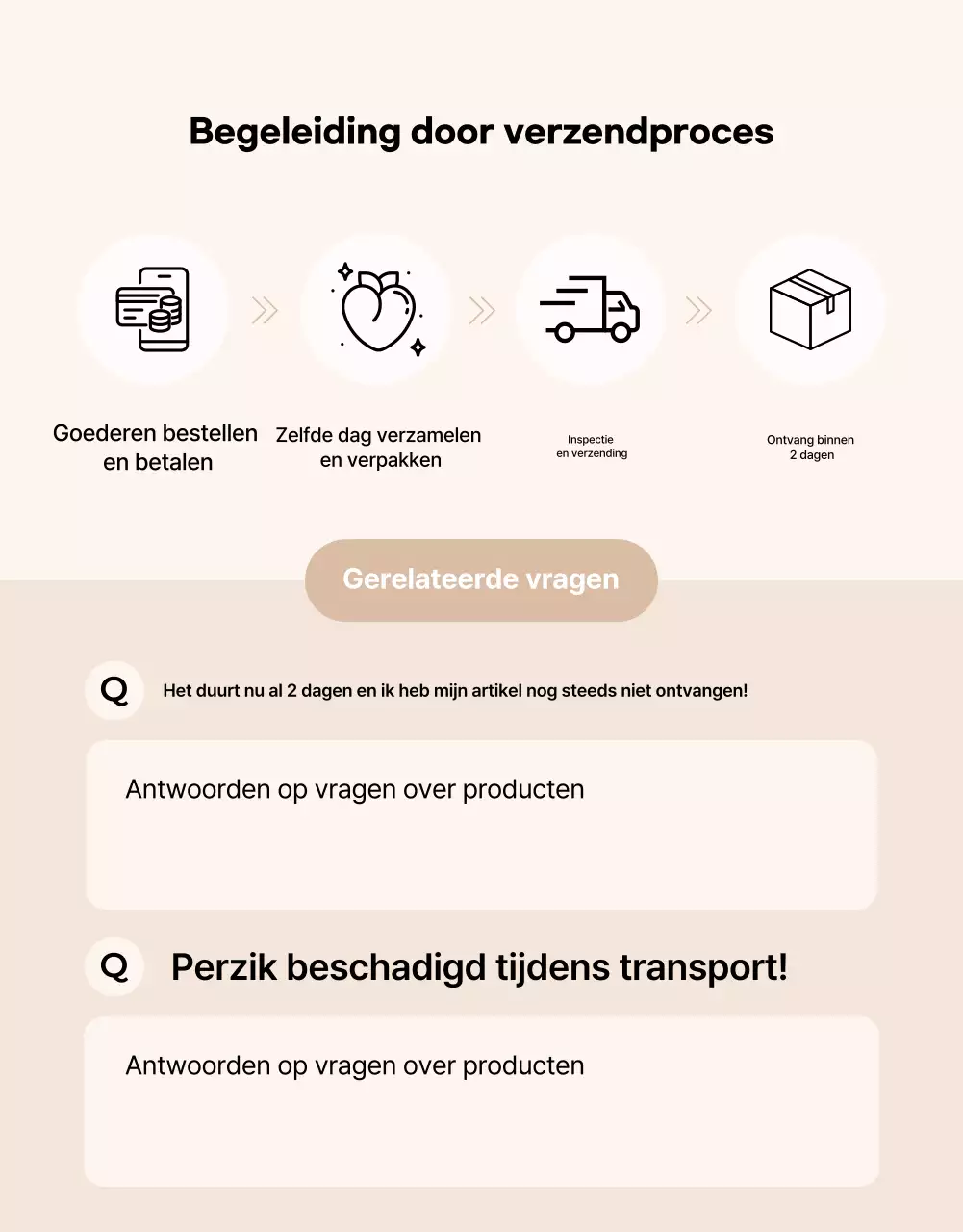 Basis seizoensfruit advertentie in roze