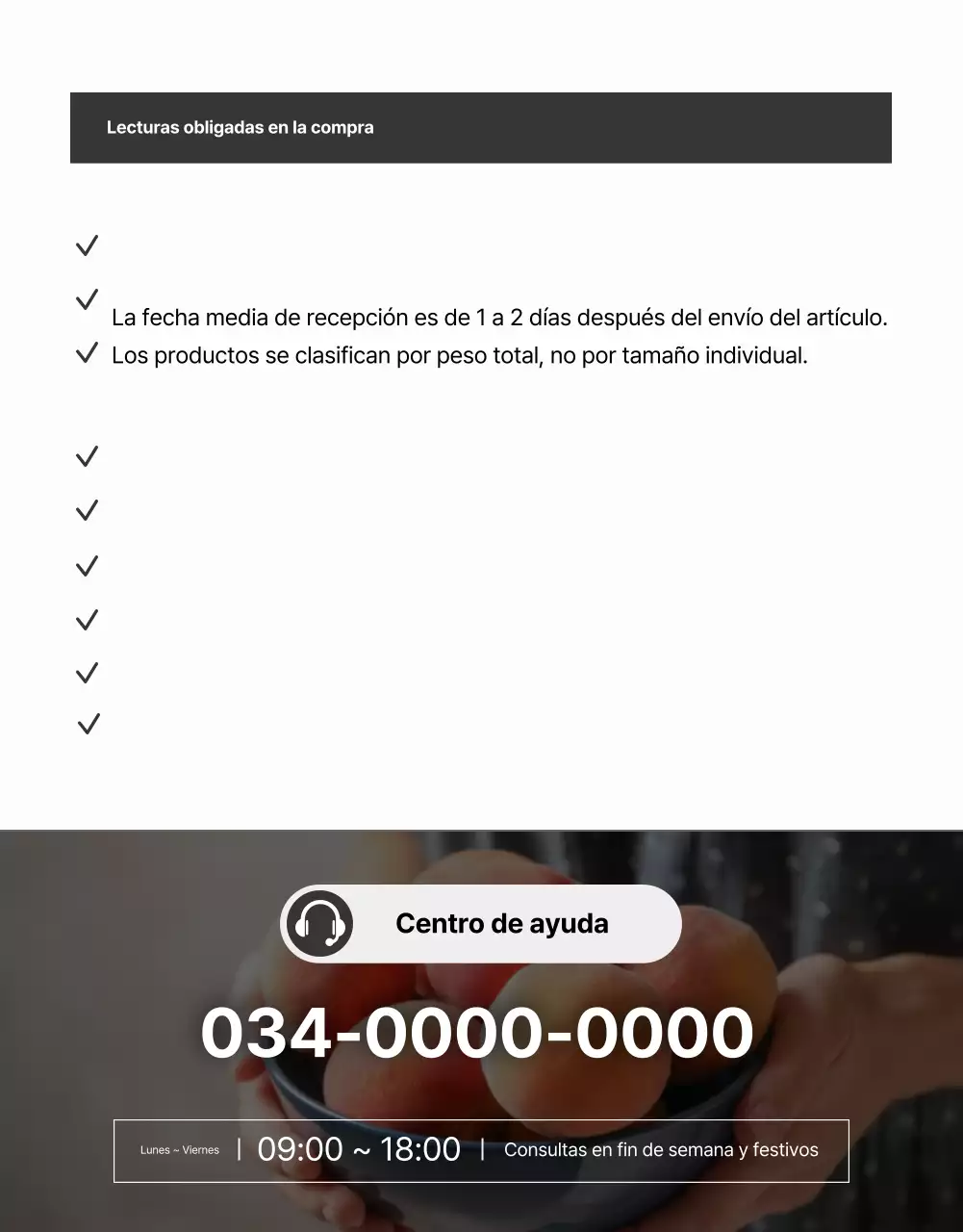 Anuncio básico de fruta de temporada en rosa