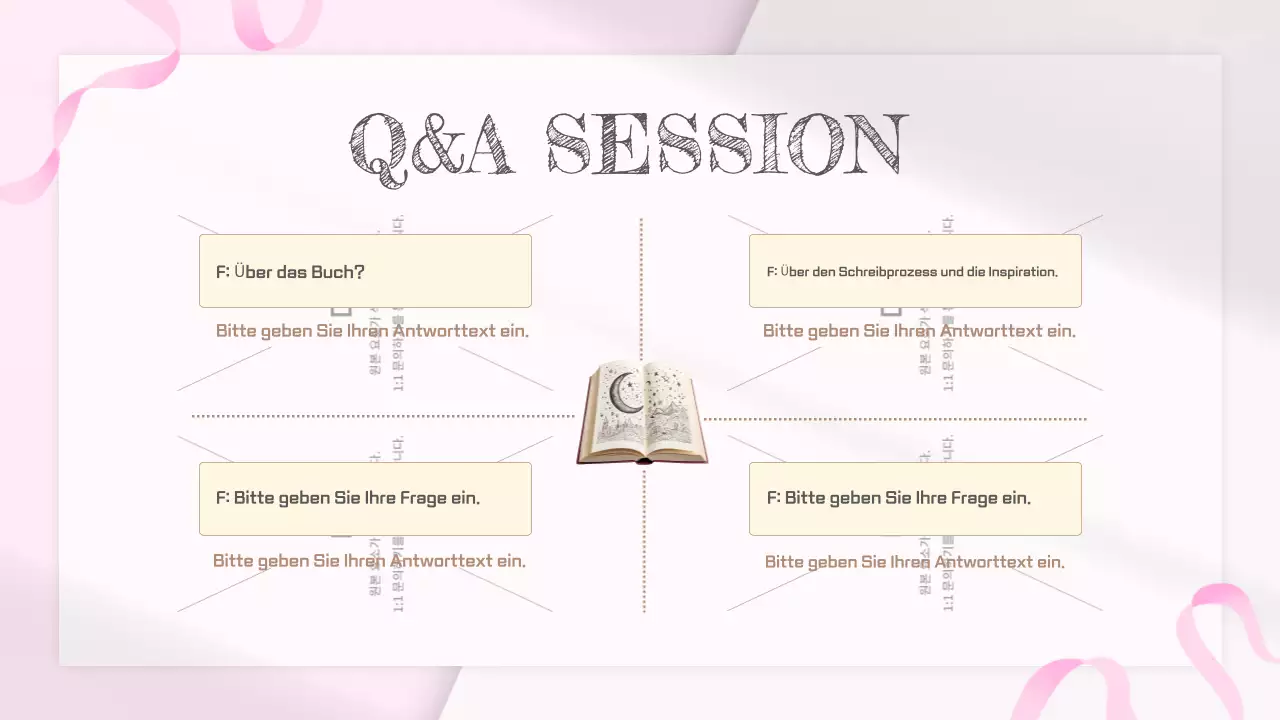 Pink White Simple Vintage Buch Launch Party Zeitplan