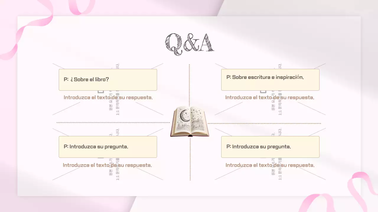 Fiesta de presentación del libro Pink White Simple Vintage