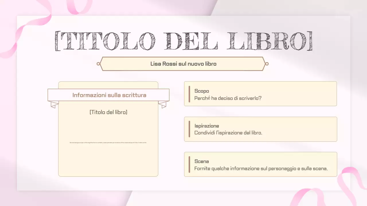 Rosa, bianco, semplice, vintage: programma della festa di lancio del libro