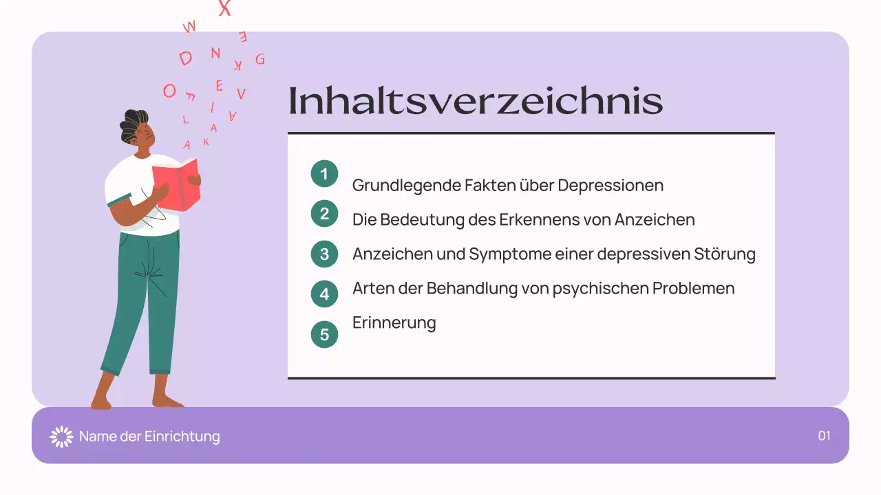Violett Weiß Modern Mental Health Remedies Leitfaden