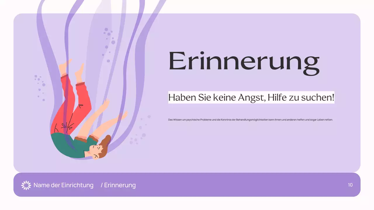 Violett Weiß Modern Mental Health Remedies Leitfaden