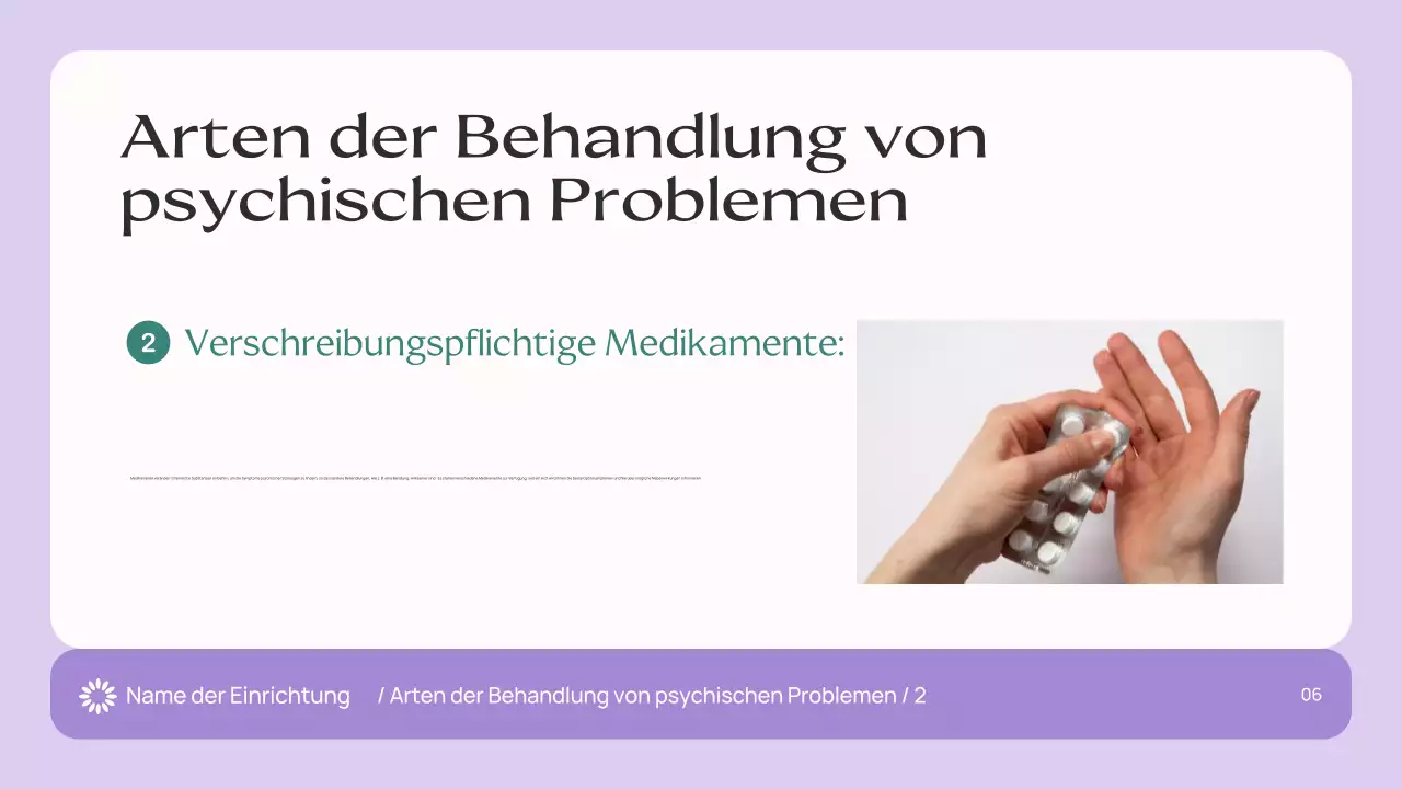 Violett Weiß Modern Mental Health Remedies Leitfaden