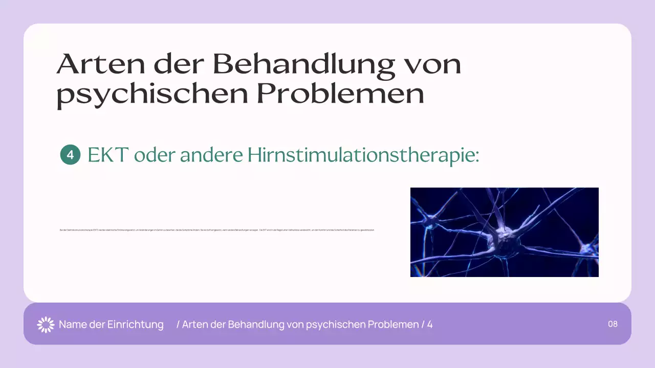 Violett Weiß Modern Mental Health Remedies Leitfaden