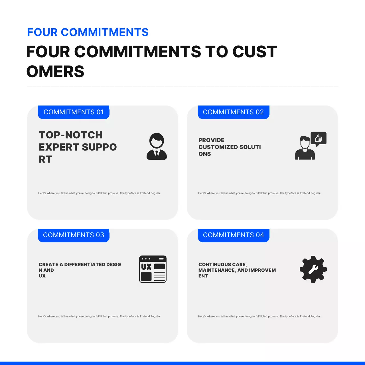 Criar um sítio Web simples em azul e pretoPromover a sua agência