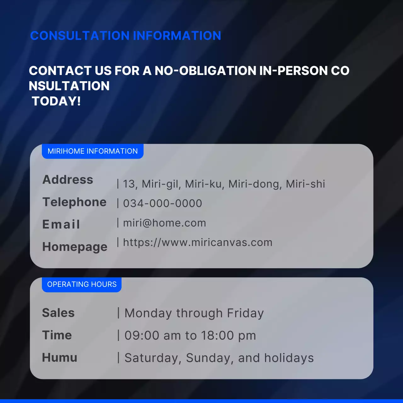 Criar um sítio Web simples em azul e pretoPromover a sua agência