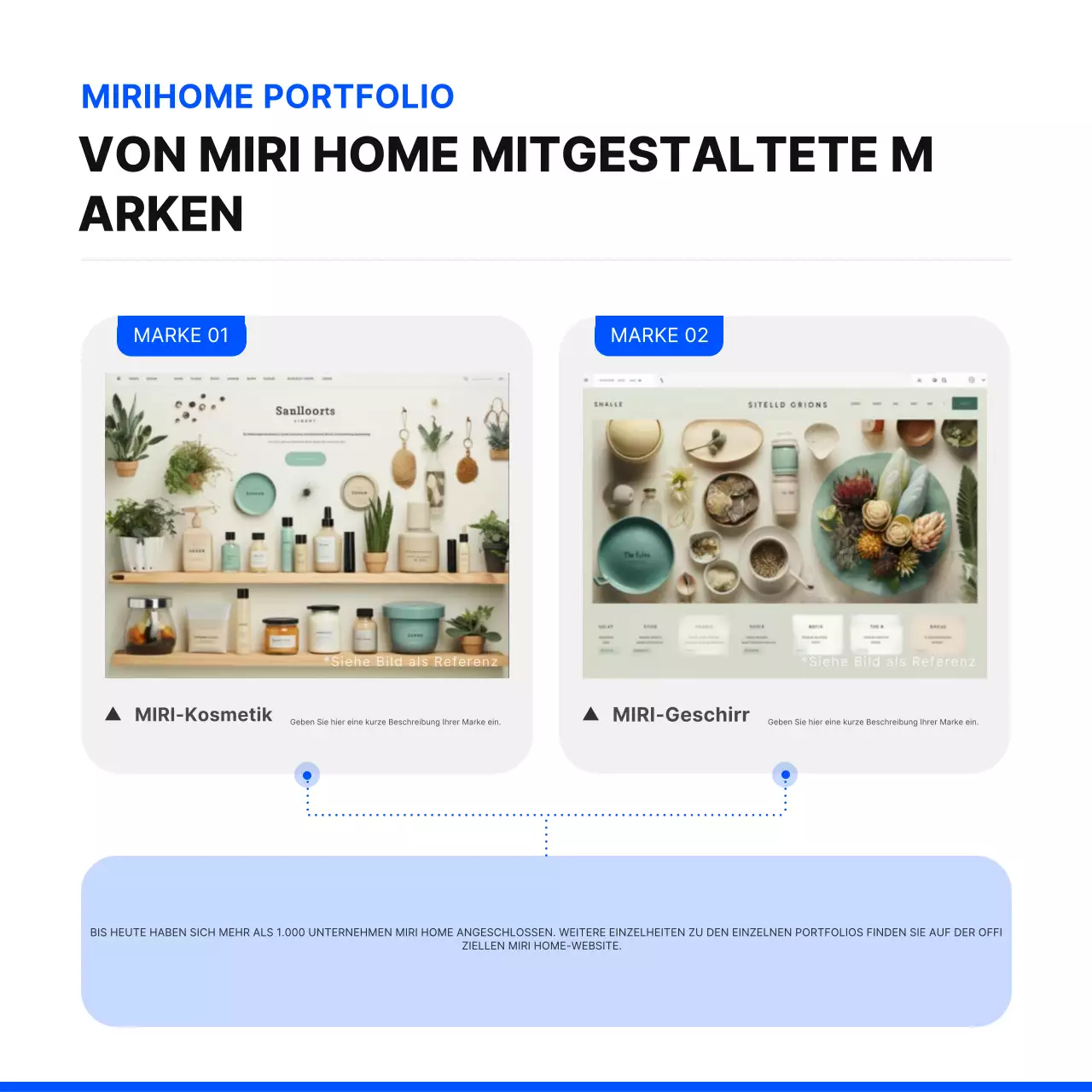 Erstellen Sie eine einfache Website in Blau und SchwarzPromoten Sie Ihre Agentur