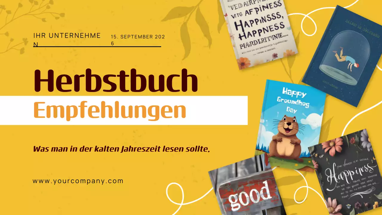 Gelber Klassiker Herbst Buchempfehlungen Leitfaden