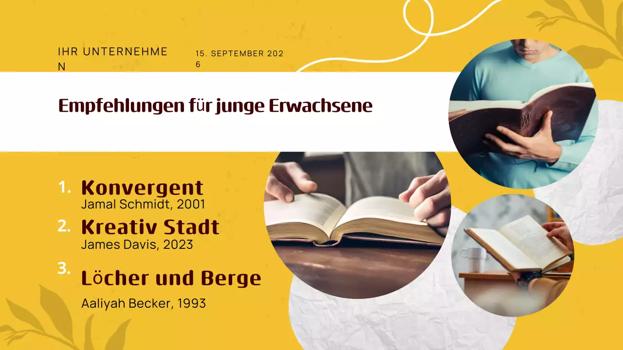 Gelber Klassiker Herbst Buchempfehlungen Leitfaden