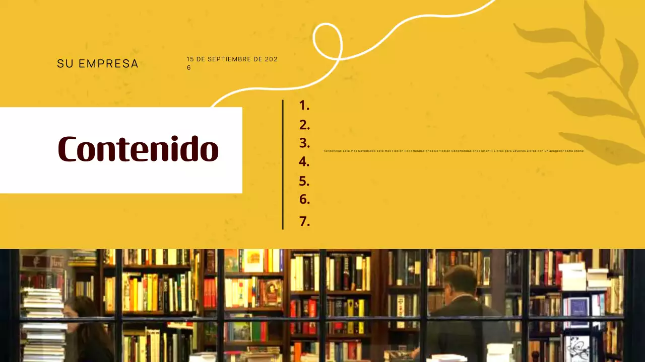 Guía de recomendaciones de libros clásicos amarillos de otoño