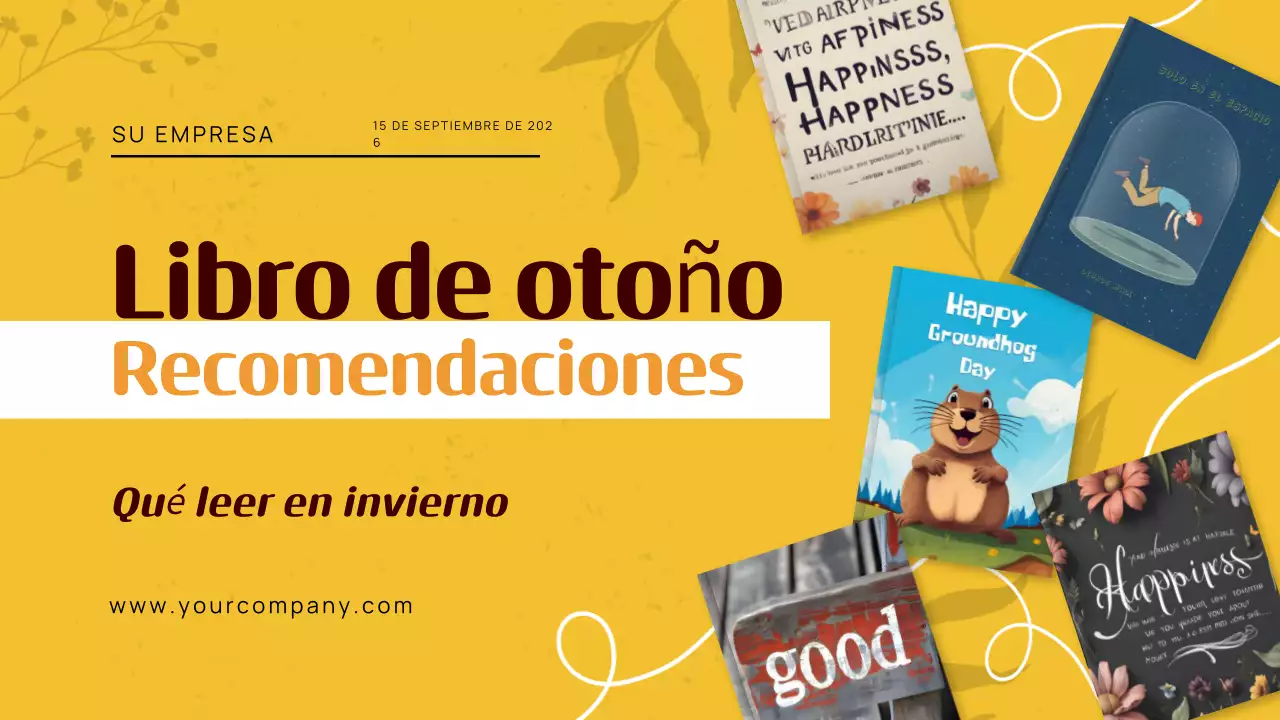 Guía de recomendaciones de libros clásicos amarillos de otoño