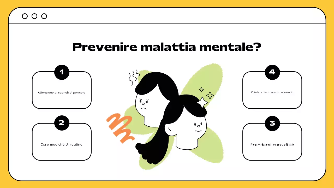 Giallo Nero Risorse minime per la salute mentale e la terapia