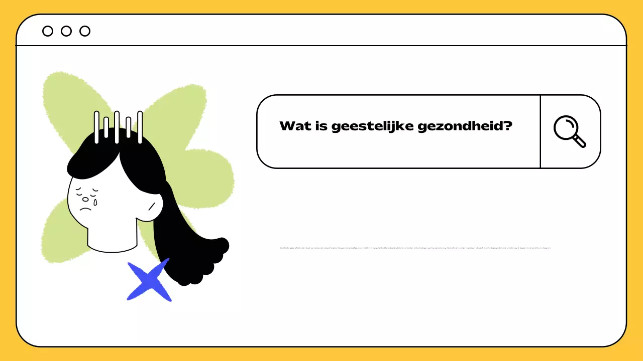 Geel Zwart Minimal Hulpmiddelen voor geestelijke gezondheid en therapie