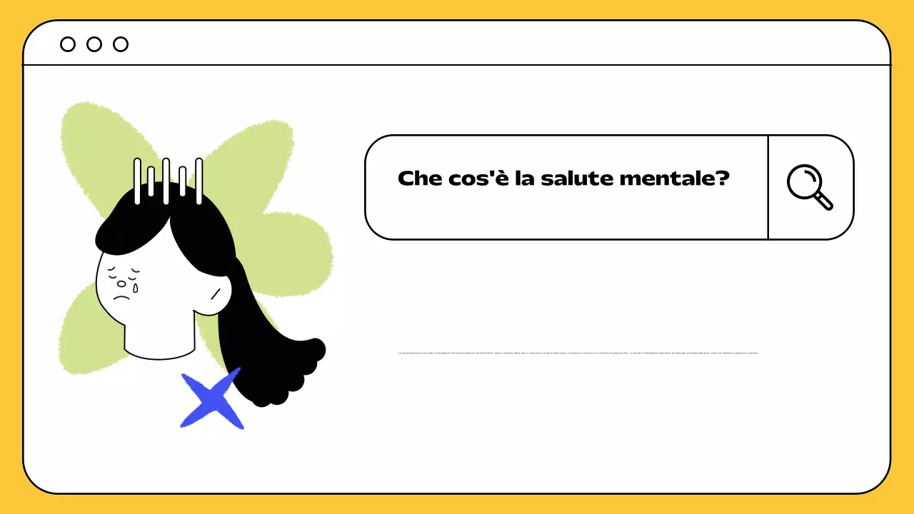 Giallo Nero Risorse minime per la salute mentale e la terapia