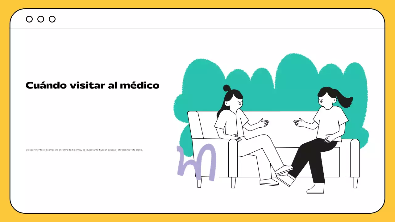 Amarillo Negro Recursos mínimos de salud mental y terapia