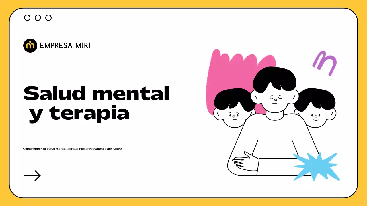 Amarillo Negro Recursos mínimos de salud mental y terapia