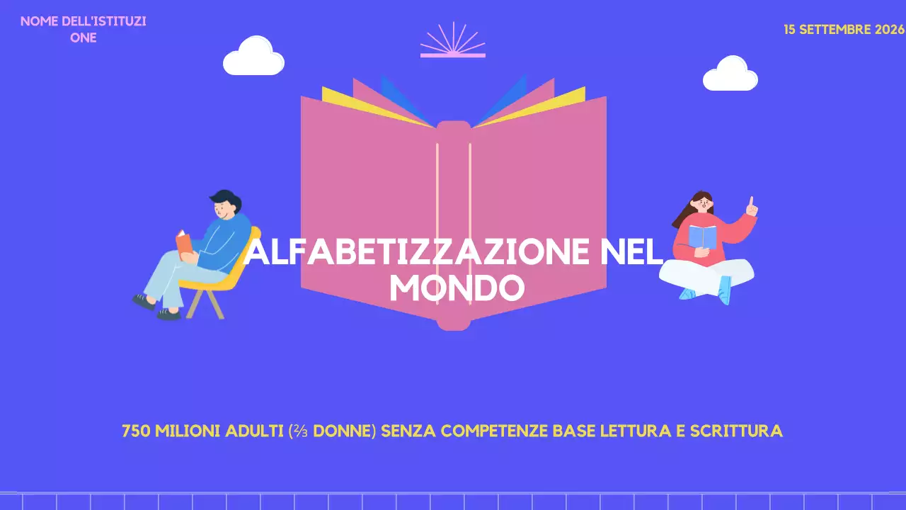 viola rosa fantasia sondaggio tendenza Alfabetizzazione nel mondo