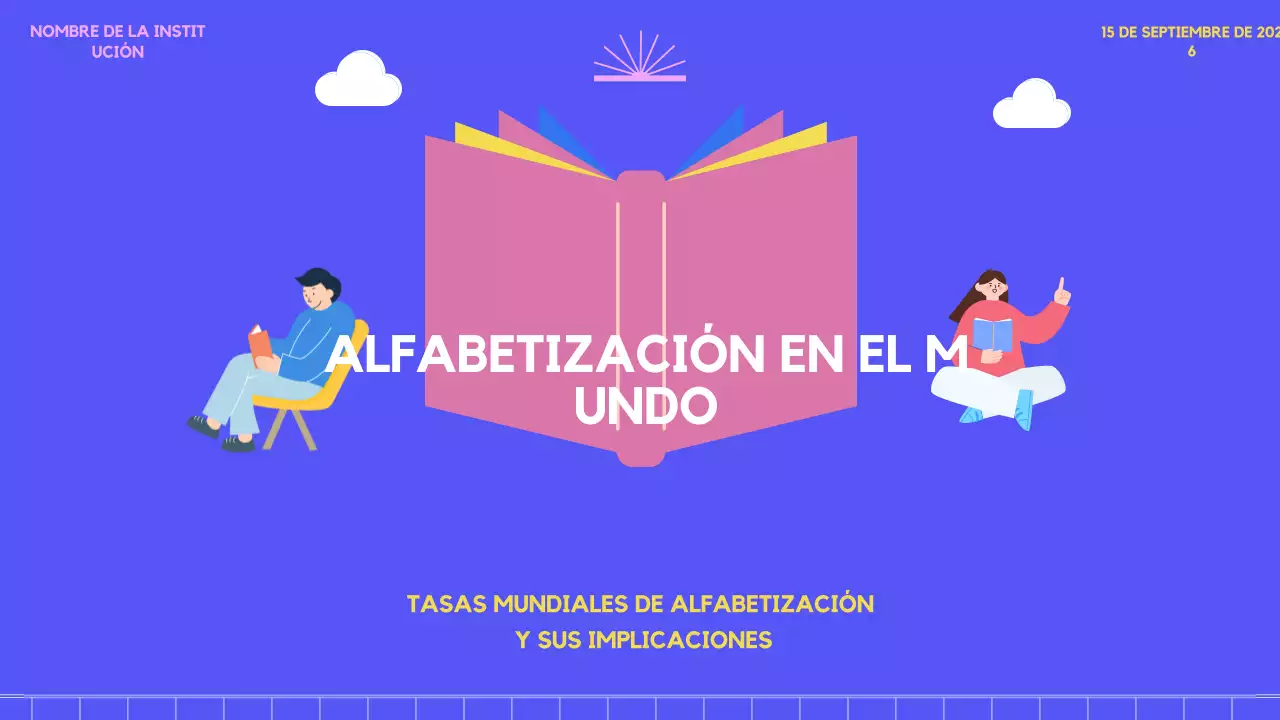 púrpura rosa fantasía encuesta tendencia Alfabetización En todo el mundo